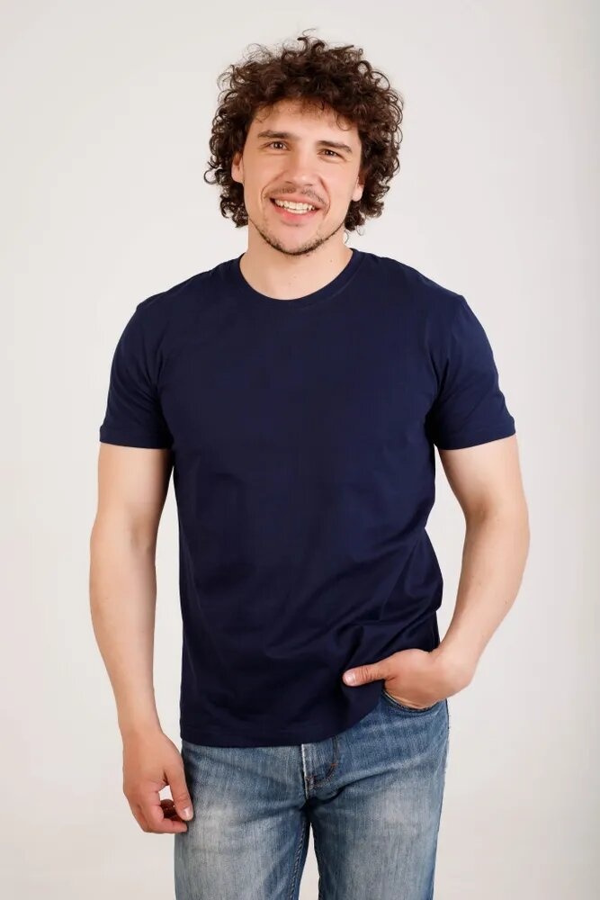 Купить Футболка Hayal Мужская футболка Art M5003 синий 2XL в Алматы ...