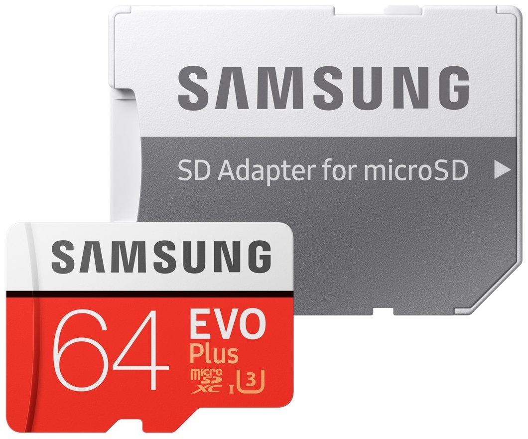 Карта памяти Samsung EVO Plus MB-MC64GA/RU