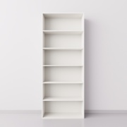 Стеллаж напольный Mebex, 60x50x240 см, белый