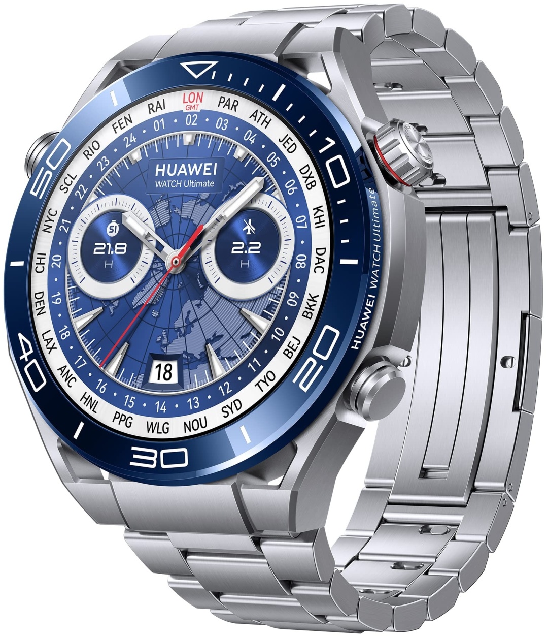 Купить Смарт-часы Huawei Watch Ultimate CLB-B19 серебристый в Алматы ...