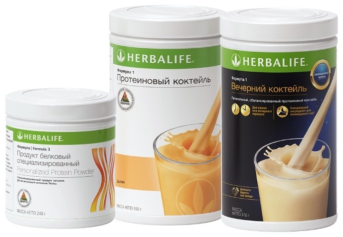 Купить Протеин Herbalife Nutrition Вечерний коктель- форма 1 дыня 550 г ...