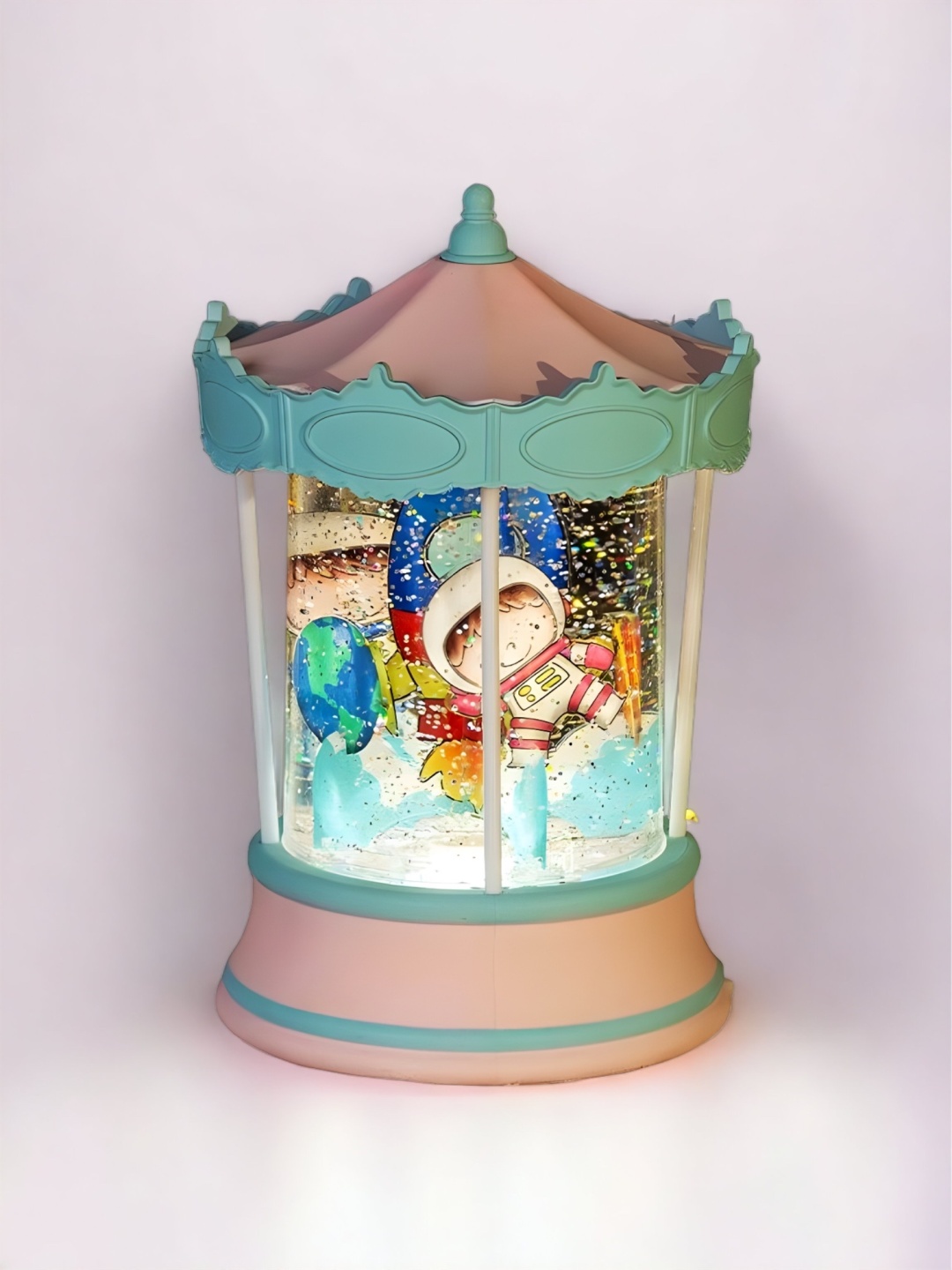 Lantern декоративный светильник настольный Карусель LLL77701-4, теплый белый
