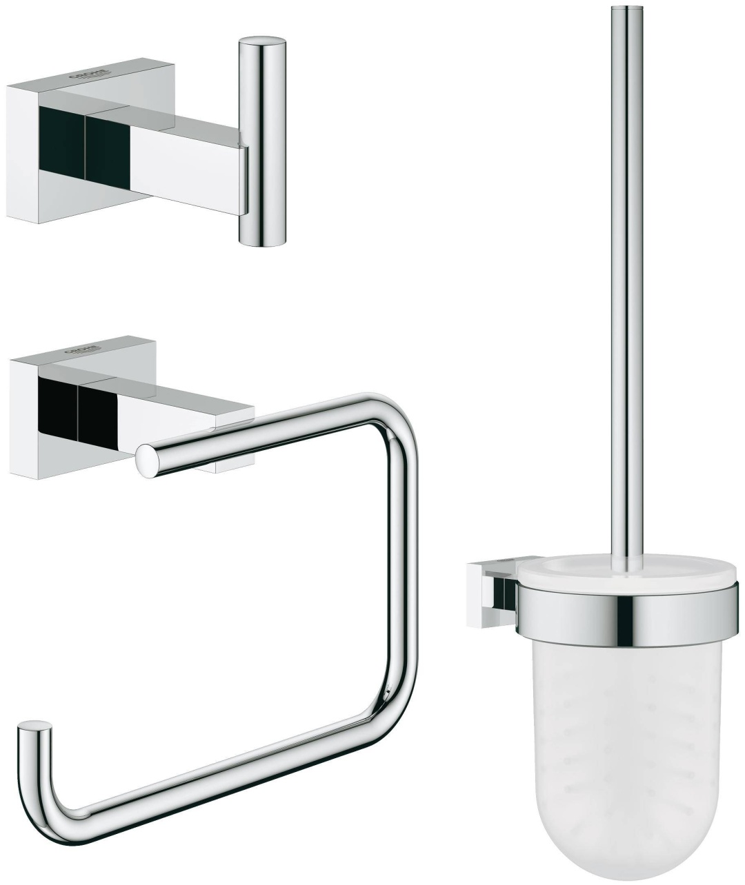 Grohe набор держателей Essentials Cube 40757001 3 шт, металл