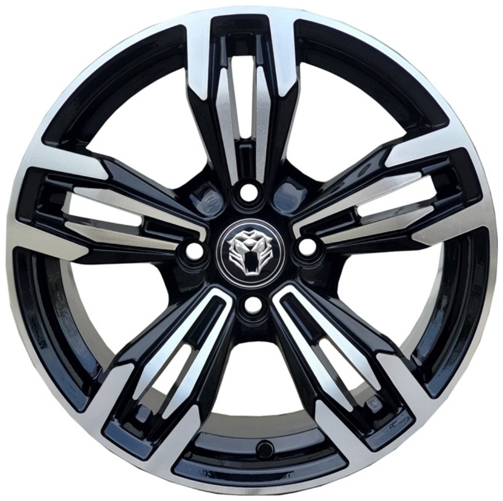 DRS 887 6.5x15/4x100 D67.1 ET35 4 диска черный, серебристый