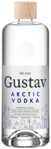 Водка Gustav Arctic классическая зерновой 40% 0.5 л
