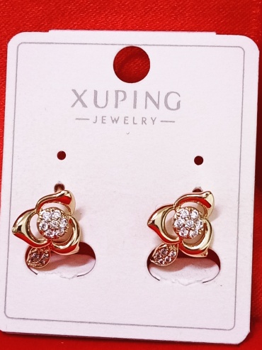 Серьги Xuping Jewelry медицинская сталь, кристалл