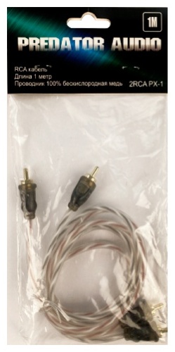 PREDATOR кабель 2RCA PX-1 1м 1 шт