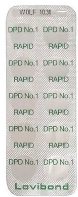 Химия для бассейна Lovibond DPD 1 Rapid (free Cl) таблетки ,