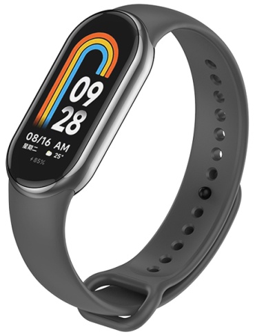 Ремешок MindStore для Xiaomi Mi Band 8, Mi Band 9, Smart Band 10 серый