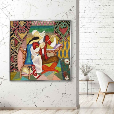 Mode Bild репродукция Береке 120x120 см