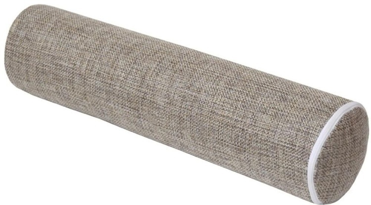 Ортопедическая подушка-валик Smart Textile 10x40 см, гречневая шелуха