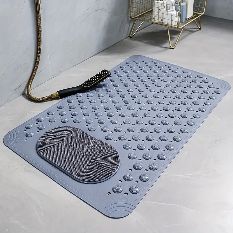 Коврик 30294842_KZ1-YSFHD-GRAY 70x37 см, пластик, каучук