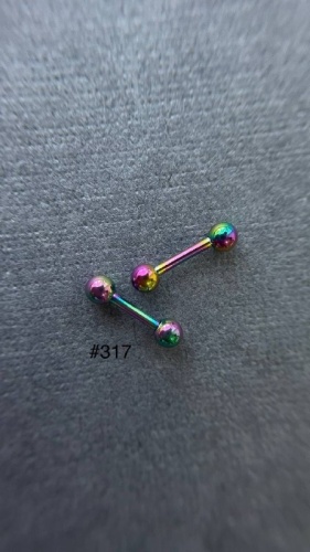 LOVE NAILS пирсинг 317 1 шт