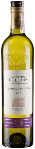 Вино Western Cellars Colombard-Chardonnay 2017 сухое белое 12% 0.75 л