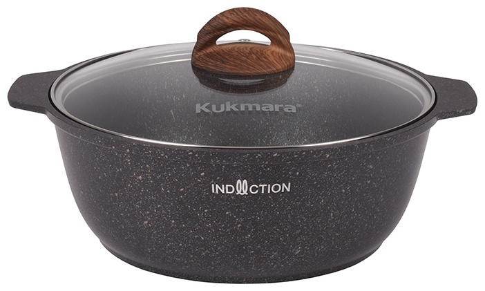 Кастрюля 4 л, Kukmara Granit ultra Induction жгои41а алюминий