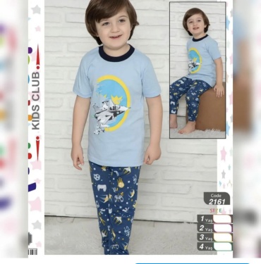 Пижама Minimoon синий, голубой
