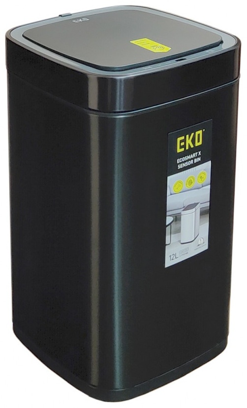 Мусорное ведро EKO с крышкой ЕК9252 Р-12L-MBS 12 л