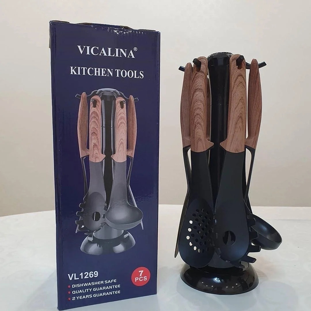 Набор кухонных инструментов Vicalina пластик, 7 шт