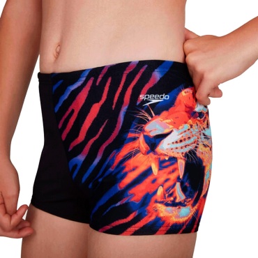 Плавки Speedo красный, черный