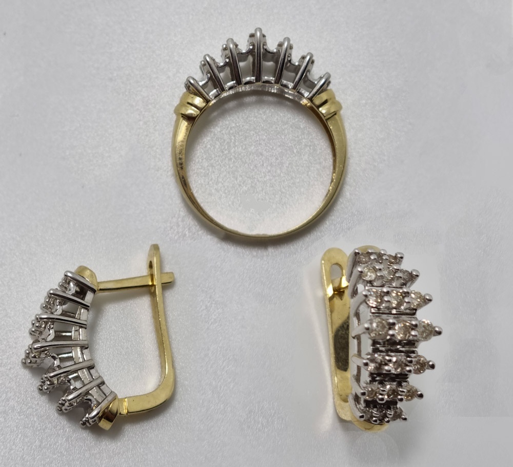 NN Diamonds M636 вес 8 г 18.5 золото, бриллиант