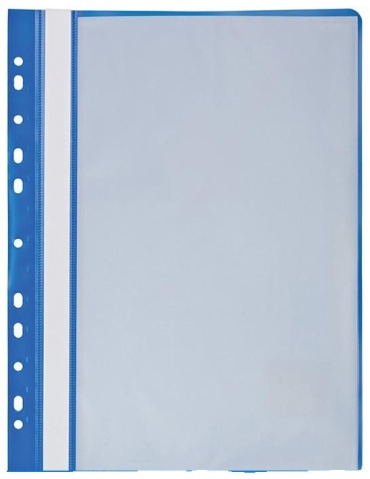 Папка-скоросшиватель Feilibao Clear book, А4, голубой