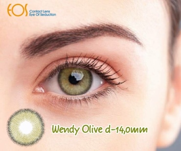 Контактные линзы EOS Wendy Olive -3.50 кривизна 8.6 на год 2 шт