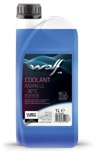 WOLF COOLANT ASIAN LL -36C синий (голубой) G-11 1 л