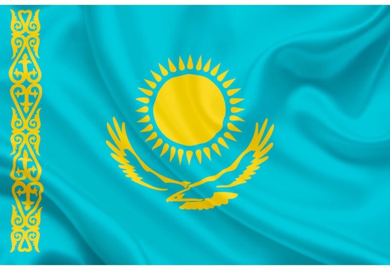 Флаг Казахстан 150x90 см