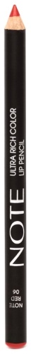 NOTE Ultra Rich Color Lip Pencil карандаш 06 Note Red
