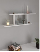 Полка Sequoia 00005, 81х15x27 см, белый