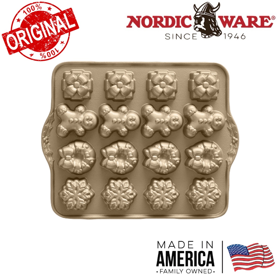 NORDIC WARE USA форма Holiday Bitelets, металл