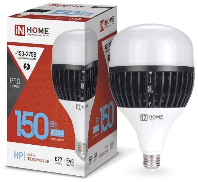 IN HOME 150W E27, светодиодная, холодный белый