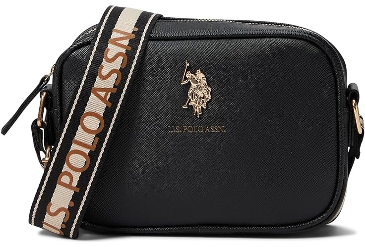 Сумка поясная US POLO ASSN полиуретан черный