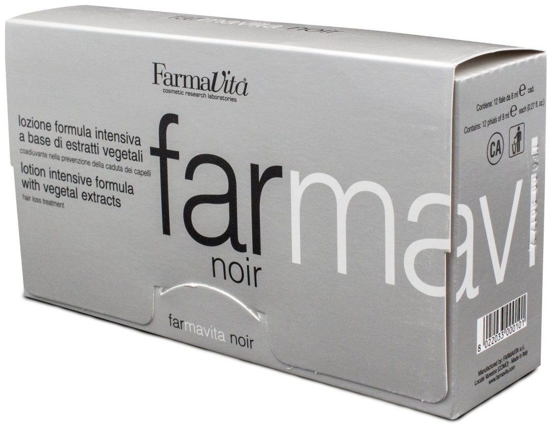 FarmaVita Noir против выпадения волос лосьон в ампулах 12 шт по 8 мл