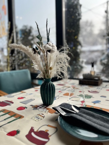 Скатерть R.I.Textile 150x130 см, дак, 1 шт