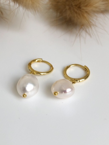 Серьги TATI Collection медицинская сталь, жемчуг