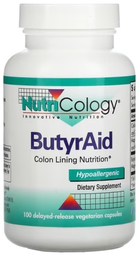 Nutricology БАД ButyrAid 100 капсул