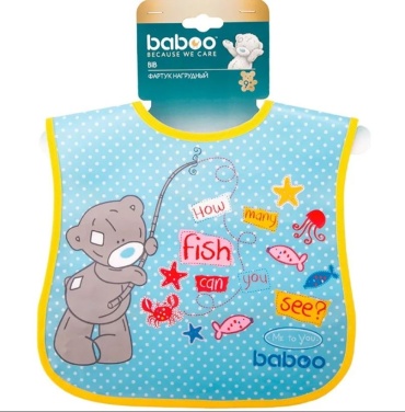 Нагрудник Baboo 5057778111013, мин. возраст 9 месяцев, 1 шт