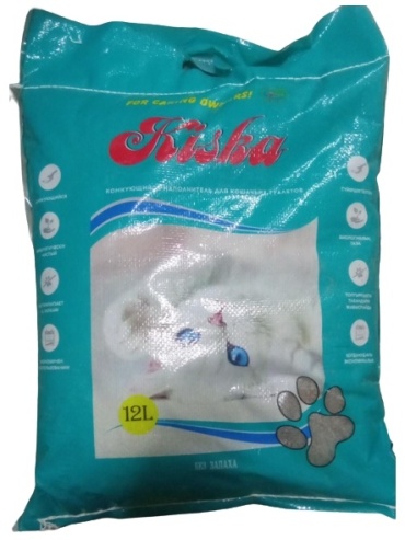 КИСКА минеральный комкующийся 12 л