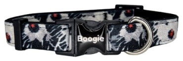 Boogie ошейник для постоянной носки универсальный черный, мультиколор