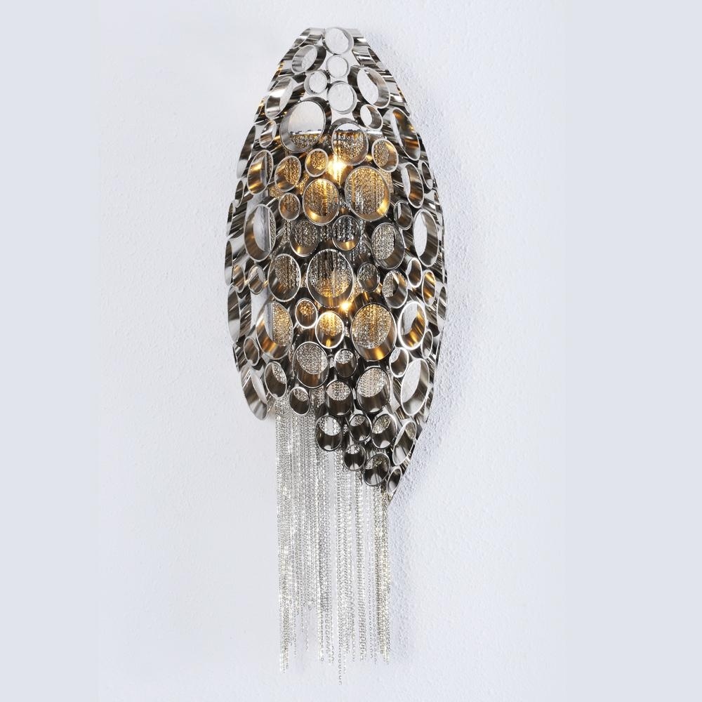 Бра настенный Crystal Lux G9, серебристый
