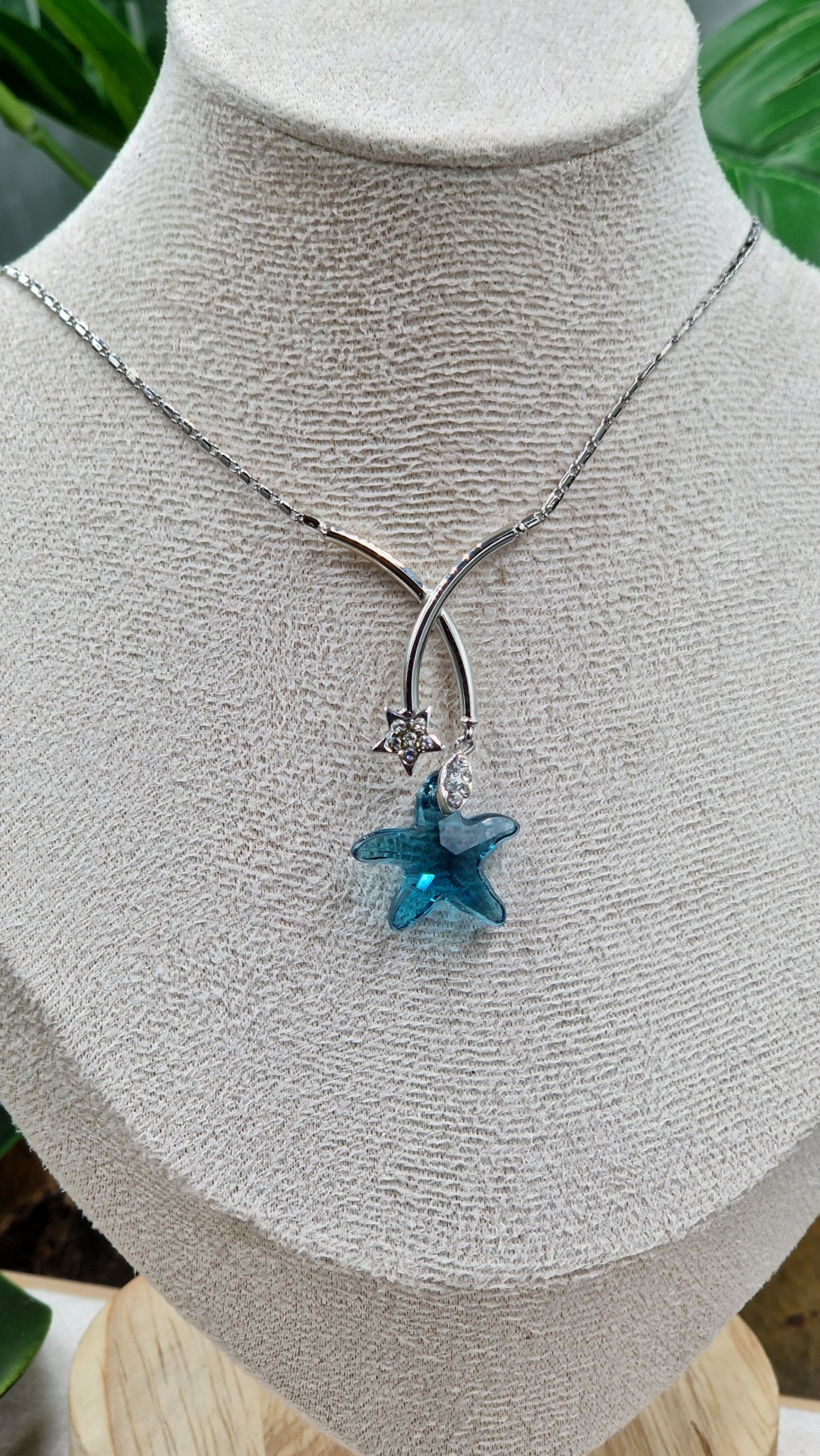 Подвеска медь, кристаллы Swarovski