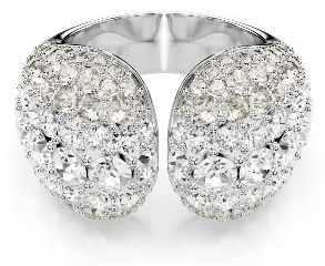 Кольцо Swarovski размер 18.5 ювелирный сплав, кристаллы Swarovski