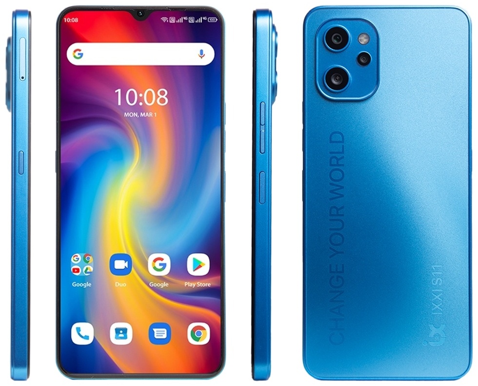 Смартфон IXXI S11 4 ГБ/128 ГБ синий