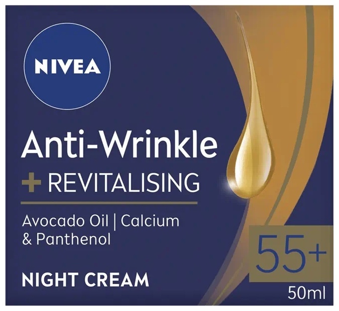 NIVEA крем Энергия молодости + ревитализация 55+ для лица 50 мл