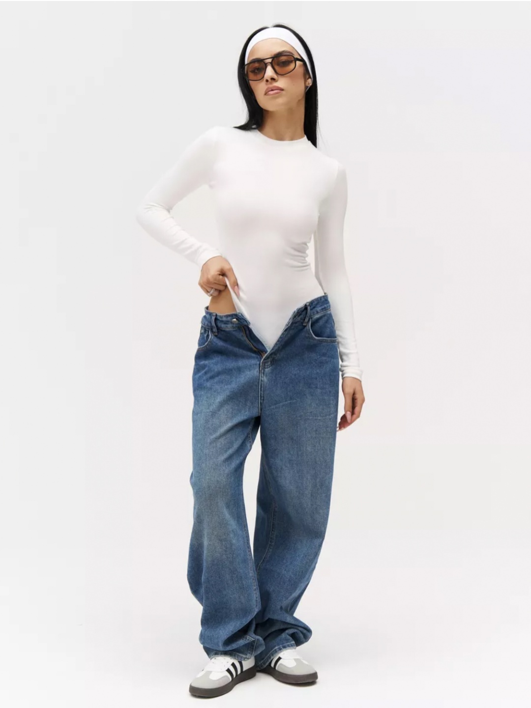 Боди-лонгслив Vivien Wear белый