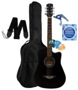 Гитара акустическая Grape 38C BK Matt + набор черный