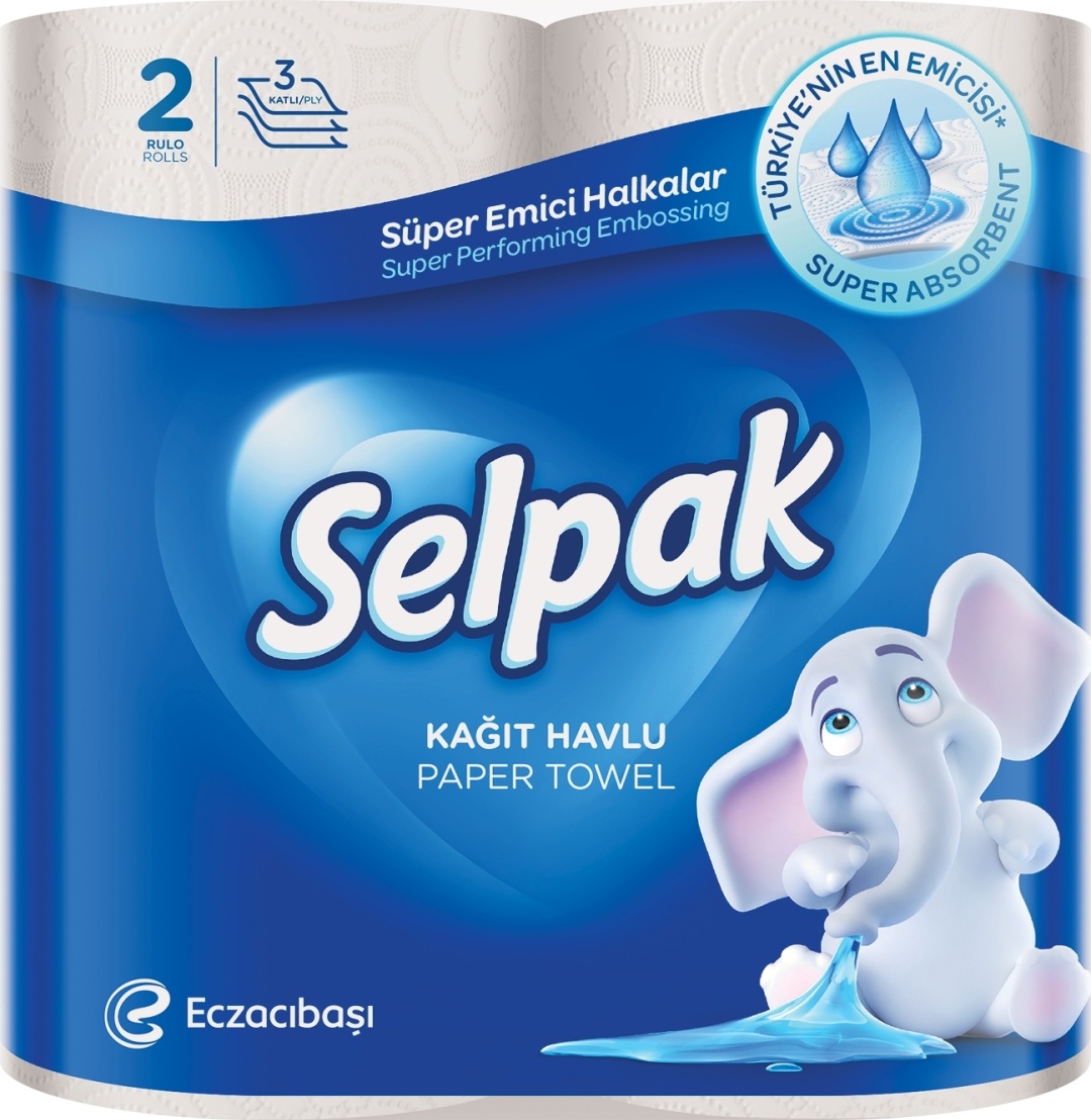 Бумажные полотенца Selpak Super Absorbent 2 шт