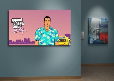 Постер Gta Vice City 120x70 см