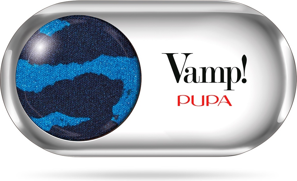 PUPA тени прессованные Vamp! Fusion Eye Shadow Ocean blue